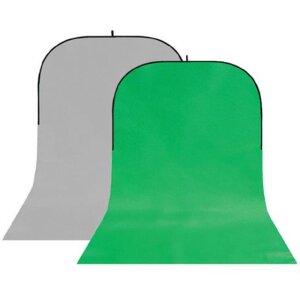 StudioKing BBT-03-10 Planche de fond Gris-Vert 150x400 cm