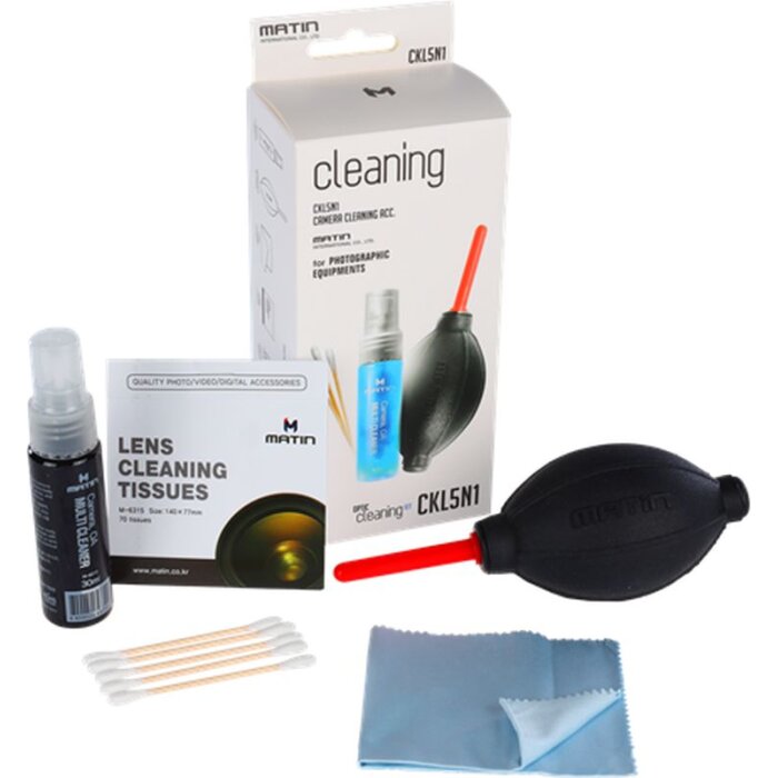 Matin CKL5N1 Kit de nettoyage Hurricane 5 pièces 30ml 15x18cm