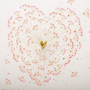 Goldbuch Album photo Golden Heart 25x25 cm 60 pages blanches