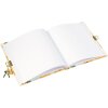 Goldbook Journal avec serrure Sunflower white 16,5x16,5 cm 96 pages blanches