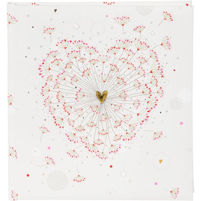 Livre dor de mariage Golden Heart 23x25 cm 176 pages