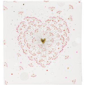 Livre dor de mariage Golden Heart 23x25 cm 176 pages