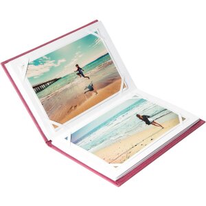 Goldbuch Album photo Leporello Bella Vista fuchsia 14 photos 10x15 cm