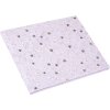 Livre dor Finamente lilas 25x20 cm 100 pages blanches gaufrage argenté