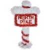 Clayre & Eef 65491 Décoration de Noël Pôle Nord 20x8x36 cm Rouge et Blanc