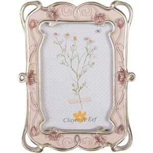Clayre & Eef 2F1055 Cadre photo Rose 16x2x21 cm 10x15...