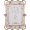 Clayre & Eef 2F1055 Cadre photo Rose 16x2x21 cm 10x15 cm Romantique