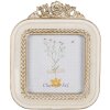 Clayre & Eef 2F1059 Cadre photo 11x2x13 cm / 9x9 cm Blanc Doré