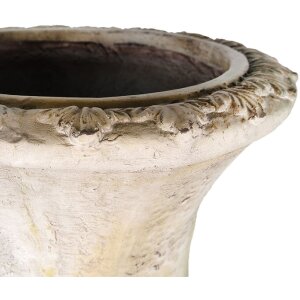 Pot de fleur Clayre & Eef Vert Beige 44x44x75 cm Style Baroque