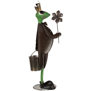 Clayre & Eef 5Y1218 Décoration Grenouille 29x15x67 cm Vert