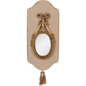 Clayre & Eef 62S292 Miroir 20x2x44 cm Beige Doré