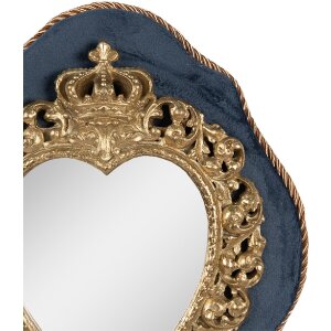 Clayre & Eef 62S294 Miroir mural 19x3x22 cm bleu...