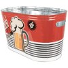 Clayre & Eef Boîte Métal Rouge 40x25x23 cm