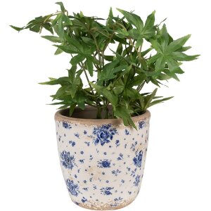 Clayre & Eef 6CE1658L Pot de fleurs Ø 16x16 cm...