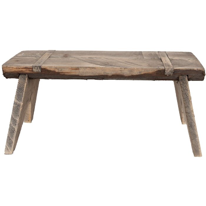 Clayre & Eef 6H2314 Table pour plantes marron 44x18x20 cm style campagnard bois