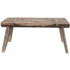 Clayre & Eef 6H2314 Table pour plantes marron 44x18x20 cm style campagnard bois