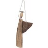 Clayre & Eef 6H2351 Décoration ange brun 18x2x14/18 cm