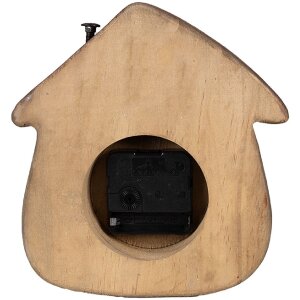 Clayre & Eef 6KL0819 Horloge de table 18x5x19 cm / 1xAA Marron