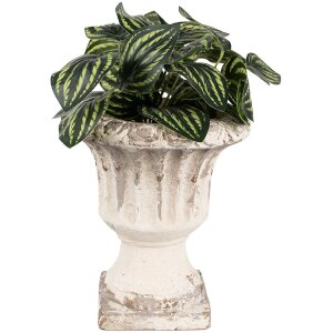 Clayre & Eef 6MG0028 Pot de fleurs beige Ø 18x20 cm Baroque