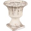 Clayre & Eef 6MG0028 Pot de fleurs beige Ø 18x20 cm Baroque