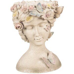 Clayre & Eef 6PR3895 Pot à fleurs Femme Gris...