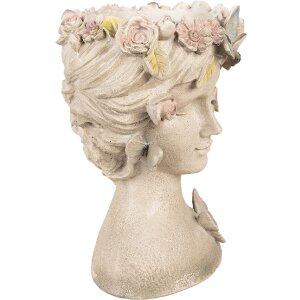 Clayre & Eef 6PR3895 Pot à fleurs Femme Gris...