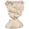 Clayre & Eef 6PR3895 Pot à fleurs Femme Gris 20x18x26 cm
