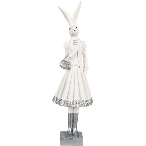 Clayre & Eef 6PR4037 Lapin décoratif blanc...