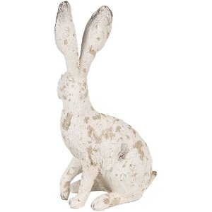 Lapin Décoratif Clayre & Eef Beige 15x10x26 cm