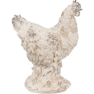 Poulet Décoratif Clayre & Eef Beige 21x12x26 cm