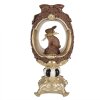 Lapin dans un Œuf Clayre & Eef 6PR4099 Marron 16x14x30 cm