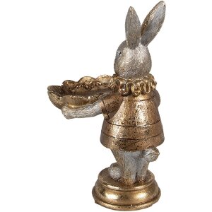Bol Lapin Doré Clayre & Eef 11x9x15 cm
