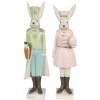 Clayre & Eef 6PR4131 Décoration Lapin vert Polyrésine 7x6x23 cm