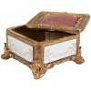 Clayre & Eef 6PR4132 Boîte à bijoux couleur or 12x12x7 cm