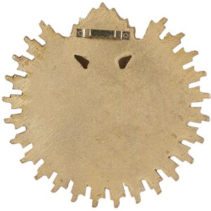 Clayre & Eef 6PR4133 Décoration murale 17x2x16 cm Couleur or