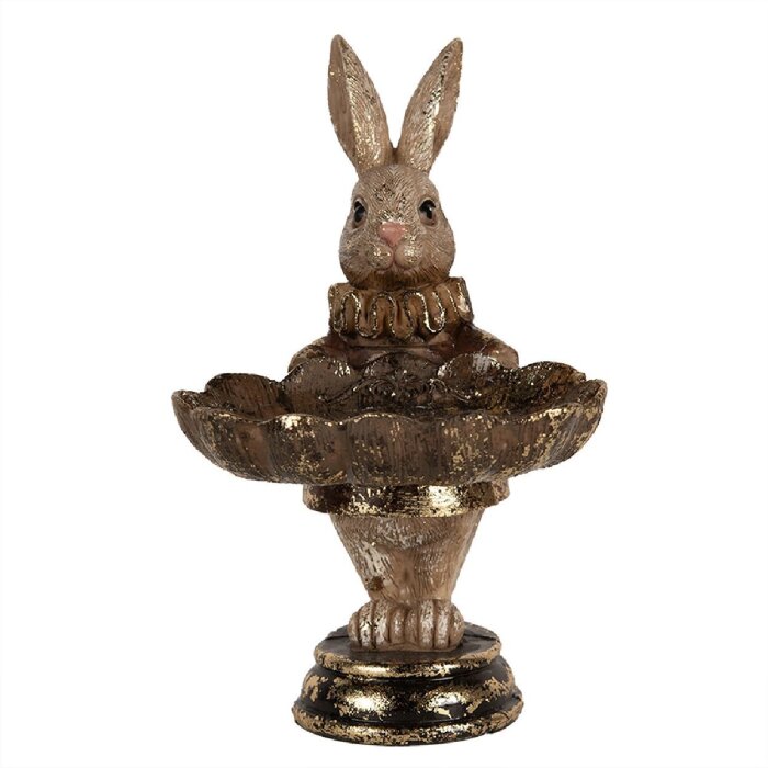 Bol Lapin Marron Clayre & Eef 11x9x15 cm