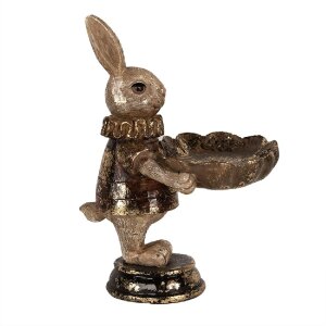 Bol Lapin Marron Clayre & Eef 11x9x15 cm
