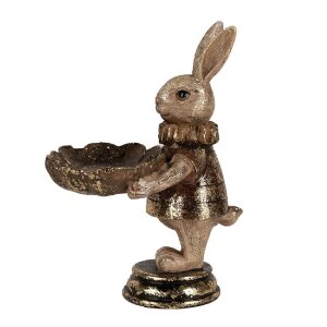 Bol Lapin Marron Clayre & Eef 11x9x15 cm