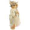 Clayre & Eef 6PR5019 Décoration Lapin Marron Vert