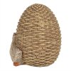 Clayre & Eef 6PR5026 Déco Poule à lœuf 9x8x10 cm Brun Blanc