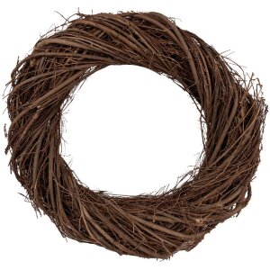 Clayre & Eef 6RO0602L Couronne en Bois Marron...