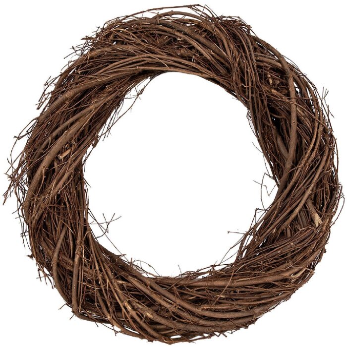 Couronne Décorative Marron 35x6 cm Clayre & Eef