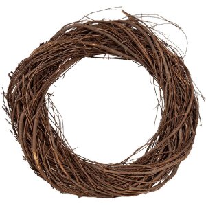 Couronne Décorative Clayre & Eef Marron Ø 30x5 cm