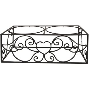 Clayre & Eef 6Y5433 Gamelle pour animaux noir 34x17x13cm 2x500ml