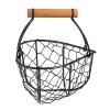 Clayre & Eef 6Y5485 Panier Noir 17x17x19 cm - Rangement élégant