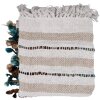 Clayre & Eef KT060.139 Plaid à motifs beige 125x150cm