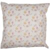 Clayre & Eef RUB22 Lapin Housse de coussin 45x45 Beige Coussin décoratif