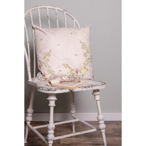 Clayre & Eef WFF22 Housse de coussin Flora & Fauna 45x45 Beige Vert