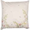 Clayre & Eef WFF22 Housse de coussin Flora & Fauna 45x45 Beige Vert