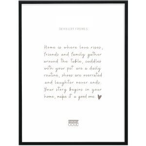 Deknudt S027K2 cadre photo 29,7x42 cm noir aluminium verre clair